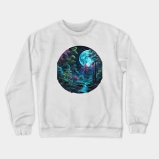 Moonlit Neon Jungle (625) Crewneck Sweatshirt